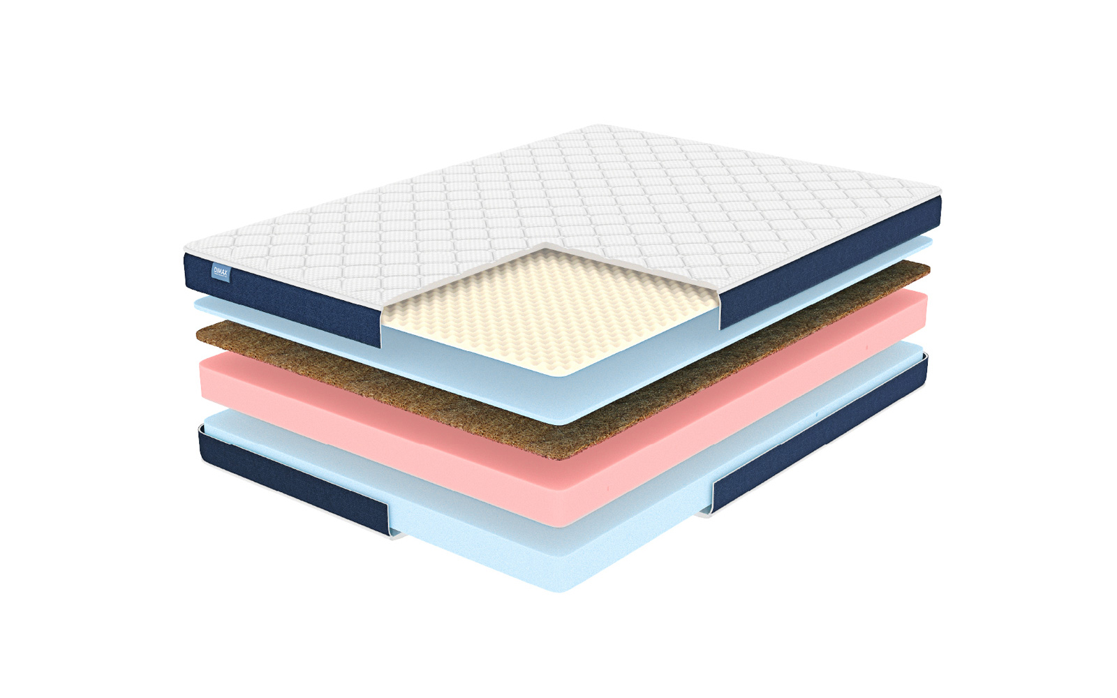 матрас Dimax Практик 24 кокос массаж 1 Dimax Практик 24 кокос массаж
